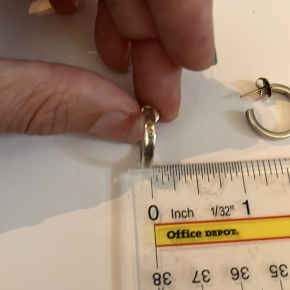 Tiffany & co 1837 small ear hoops - Picture 8 of 9